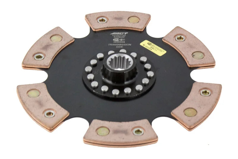 ACT 1993 Jeep Wrangler 6 Pad Rigid Race Disc - Side View