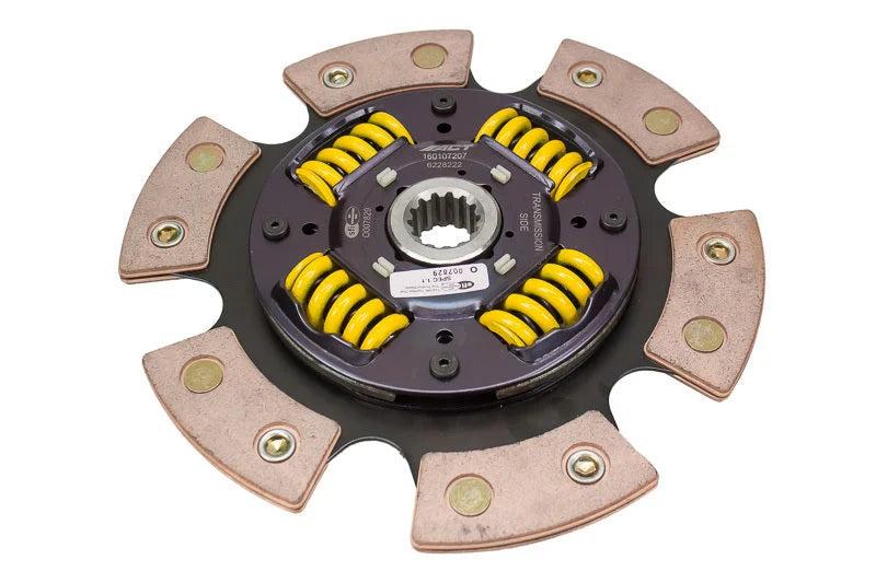 ACT 1993 Jeep Wrangler 6 Pad Sprung Race Disc - Side View
