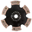 Load image into Gallery viewer, ACT 1993 Toyota Supra 6 Pad Rigid Race Disc - Back View