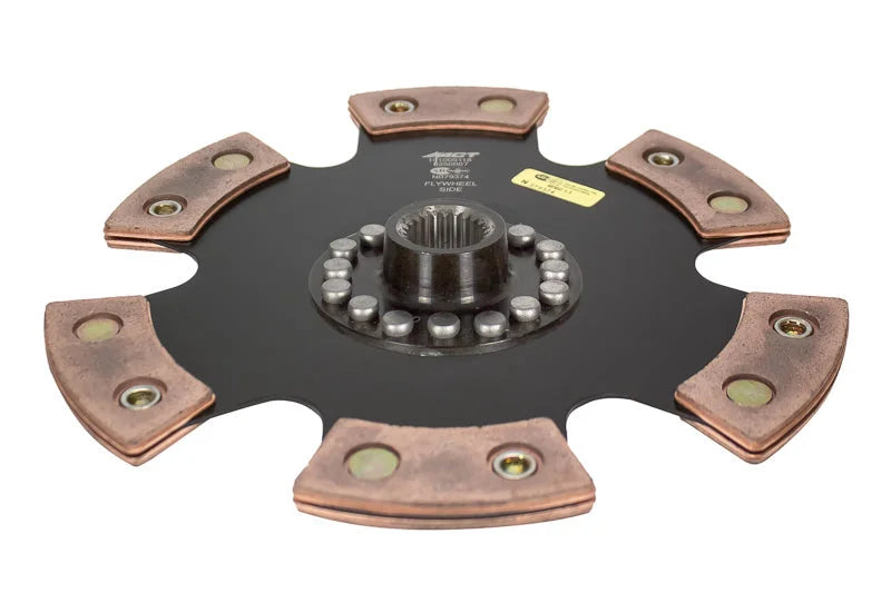 ACT 1995 Toyota Tacoma 6 Pad Rigid Race Disc - Back View