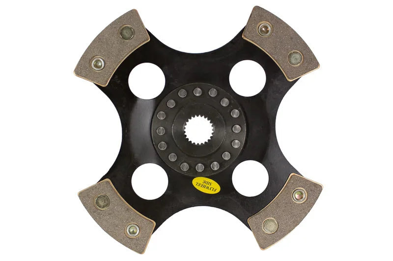 ACT 1999 Porsche 911 4 Pad Rigid Race Disc - Back View