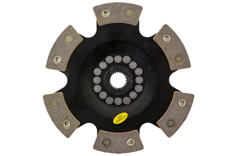 ACT 1999 Porsche 911 6 Pad Rigid Race Disc - Back View