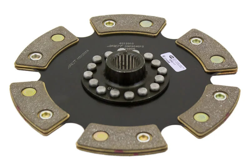 ACT 2000 Honda S2000 6 Pad Rigid Race Disc - Side View