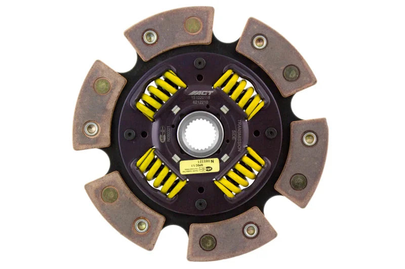 ACT 2000 Honda S2000 6 Pad Sprung Race Disc - Main Product View