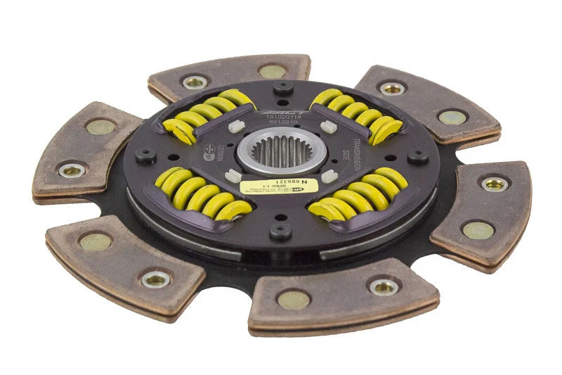 ACT 2000 Honda S2000 6 Pad Sprung Race Disc - Back View