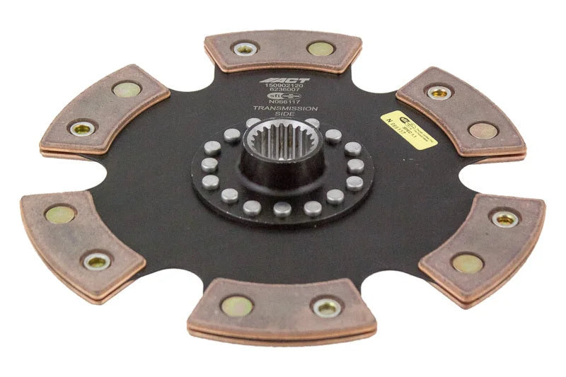 ACT 2001 Toyota Tacoma 6 Pad Rigid Race Disc - Back View