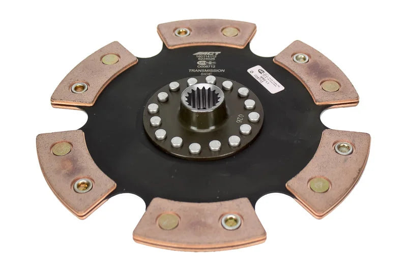 ACT 2002 Dodge Neon 6 Pad Rigid Race Disc - Back View