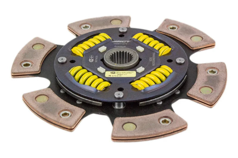 ACT 2003 Mitsubishi Lancer 6 Pad Sprung Race Disc - Side View