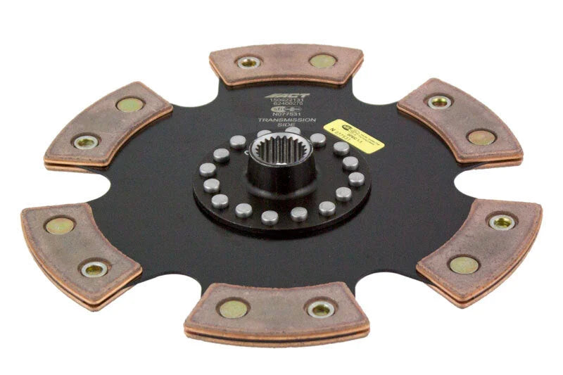 ACT 2006 Audi S4 6 Pad Rigid Race Disc - Back View