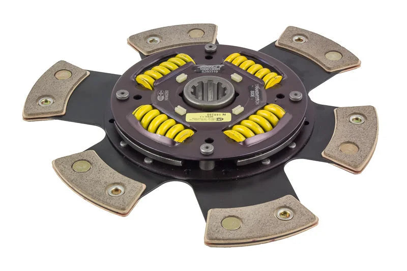 ACT 2007 Ford Mustang 6 Pad Sprung Race Disc - Side View