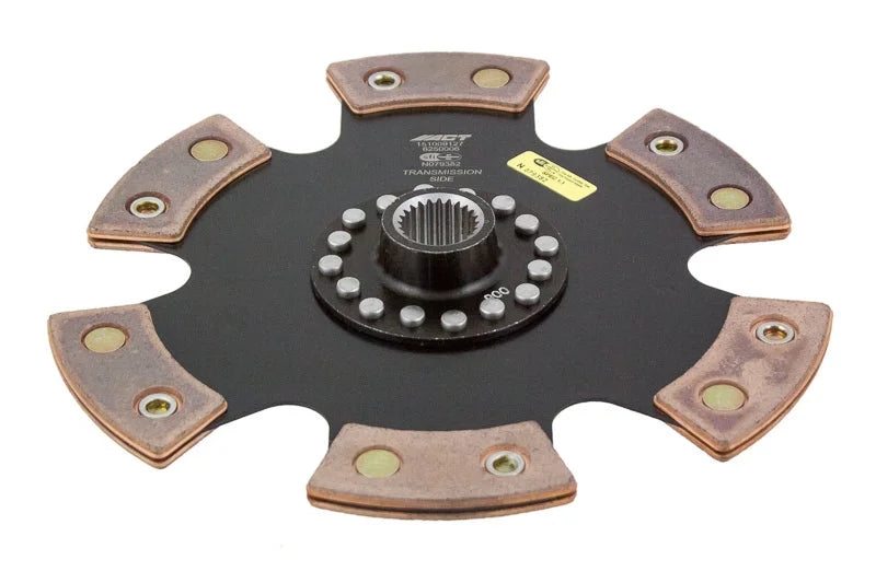 ACT 2015 Nissan 370Z 6 Pad Rigid Race Disc - Back View