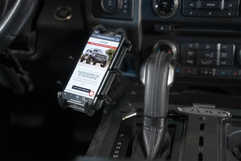 ADD 15-20 Ford F-150 / 15-20 Ford Raptor Center Console Molle Panels - Full Set - Installation View