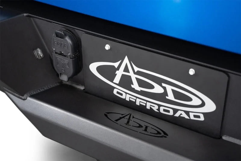 ADD 2020+ Chevy/GMC 1500 Black Label Rear Bumper - Back View