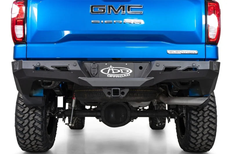 ADD 2020+ Chevy/GMC 1500 Black Label Rear Bumper - Installation View