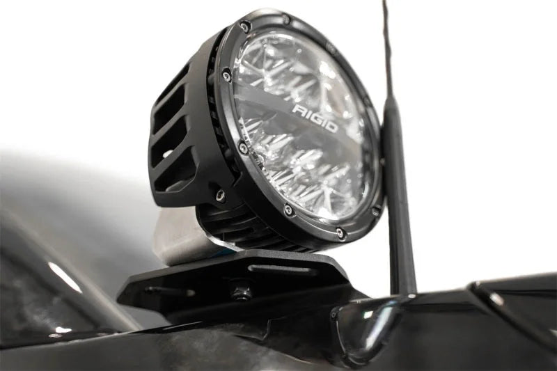 ADD 2021+ Ford F150 / 2021+ Ford F150 Raptor Ditch Light Brackets - Side View