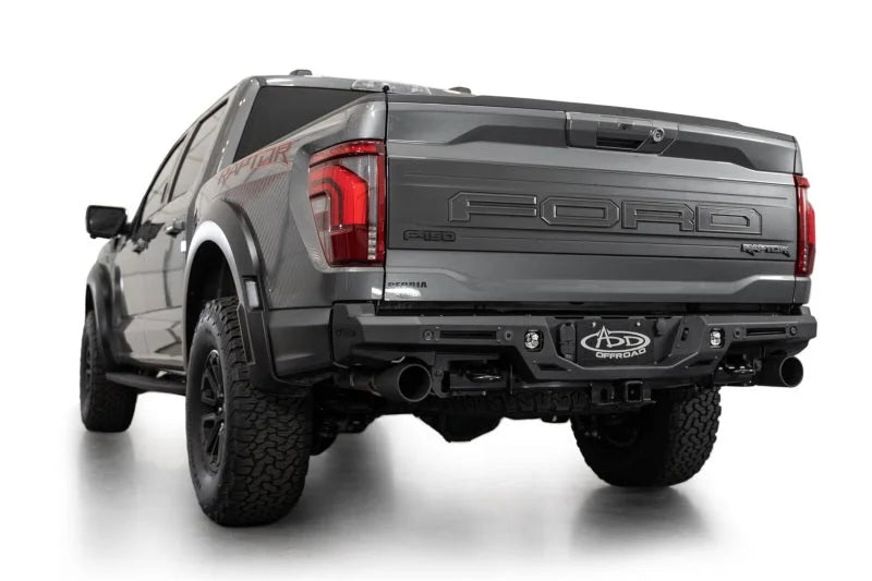 ADD 2021+ Ford F150 Raptor Rock Fighter Rear Bumper - Back View