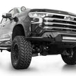 Load image into Gallery viewer, ADD 2022+ Chevrolet Silverado 1500 Black Label Front Bumper - Back View