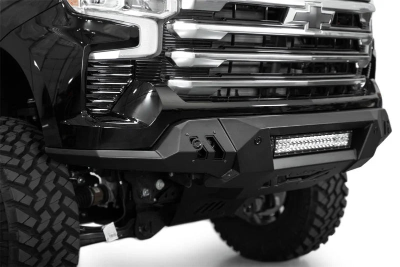 ADD 2022+ Chevrolet Silverado 1500 Black Label Front Bumper - Installation View