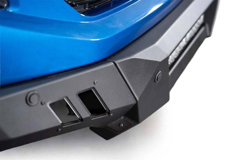 ADD 2022+ GMC 1500 Black Label Front Bumper - Side View