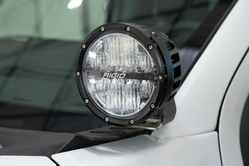 ADD 2023+ Ford Super Duty F250/350 Ditch Light Brackets - Installation View