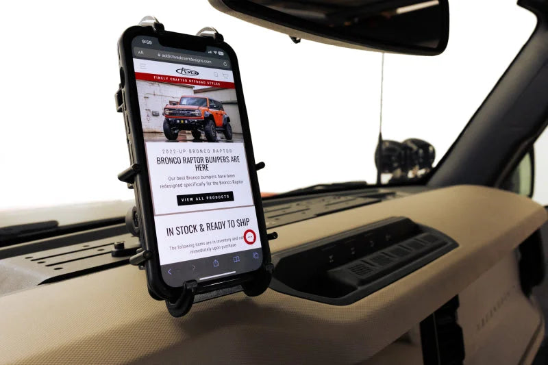 ADD 21-23 Ford Bronco & Bronco Raptor Digital Device Dash Mount - Additional View 5