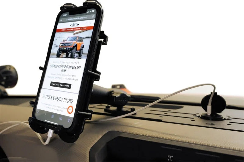 ADD 21-23 Ford Bronco & Bronco Raptor Digital Device Dash Mount - Additional View 7