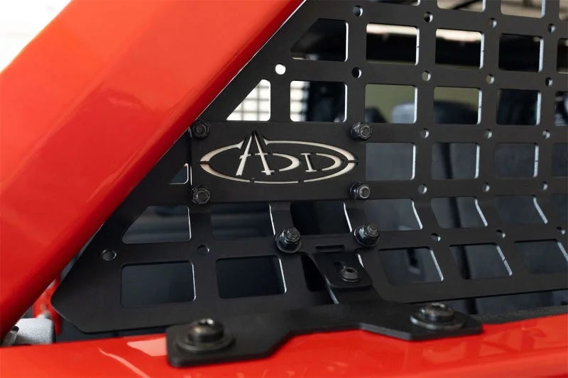 ADD 21-23 Ford Bronco & Bronco Raptor Rear Window Molle Storage Panels - Installation View