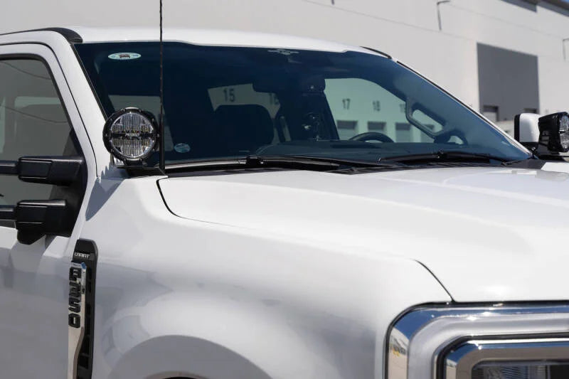 ADD 21-23 Ford Bronco/Raptor Dual Ditch Light Brackets - Side View