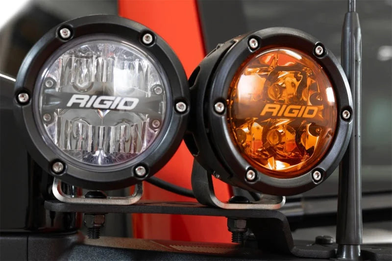 ADD 21-23 Ford Bronco/Raptor Dual Ditch Light Brackets - Back View