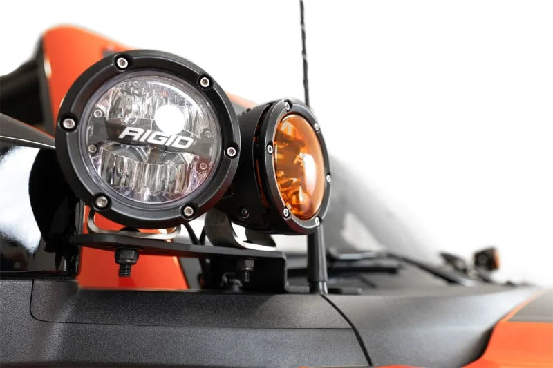 ADD 21-23 Ford Bronco/Raptor Dual Ditch Light Brackets - Installation View