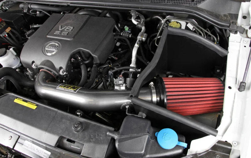 AEM 04-08 Nissan Armada  Silver Brute Force Air Intake - Side View