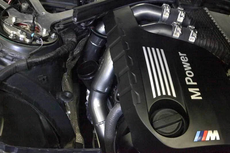 AEM 07-10 BMW 335I L6-3.0L F/I Turbo Intercooler Charge Pipe Kit - Back View