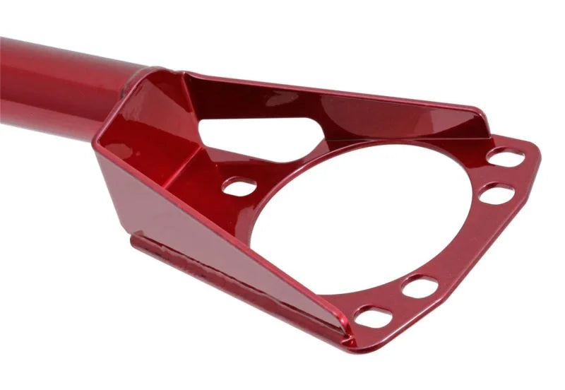 AEM 07-13 Mini Cooper S 1.6L  L4 Strut Bar - Red - Back View