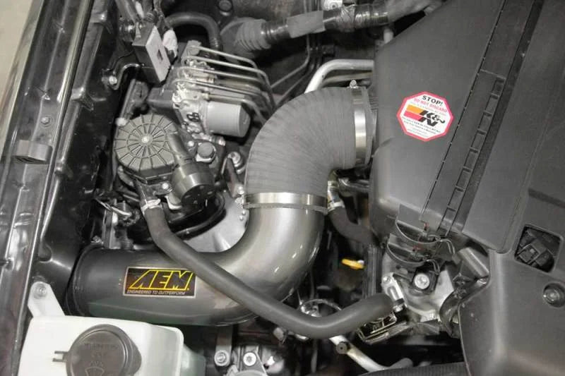 AEM 08 Chevy Cobalt SS Silver Cold Air Intake - Back View