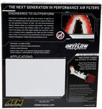 Load image into Gallery viewer, AEM 08 Nissan Sentra 2.5L DryFlow Air Filter - Additional View 5