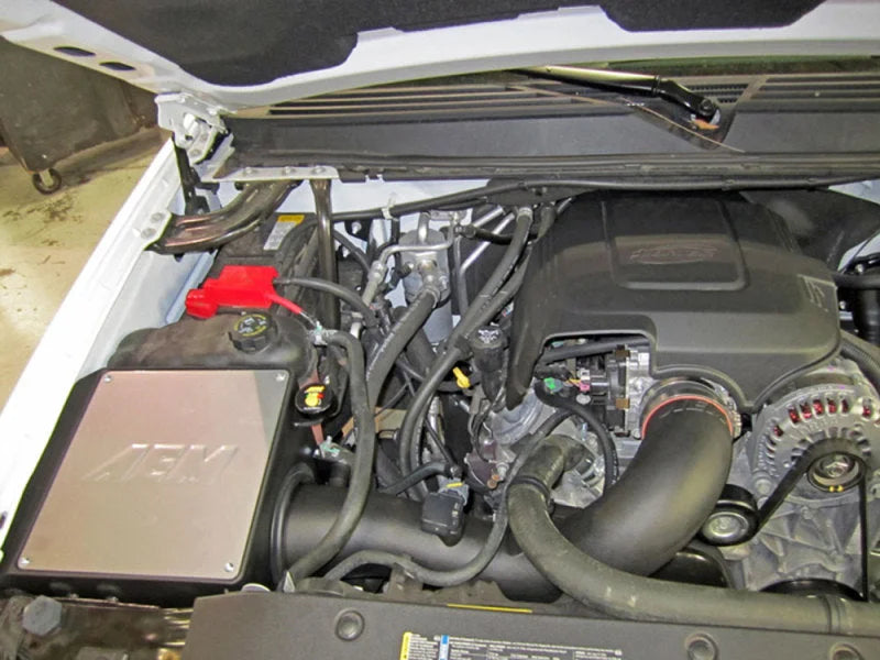 AEM 09-10 GM Silverado/Seirra 5.3L-V8 Cold Air Intake - Side View