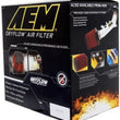 Load image into Gallery viewer, AEM 10 Dodge Ram 2500/3500 6.7L L6 DSL 11in L x 9.75in W x 6.5in H Replacement DryFlow Air Filter - Additional View 5