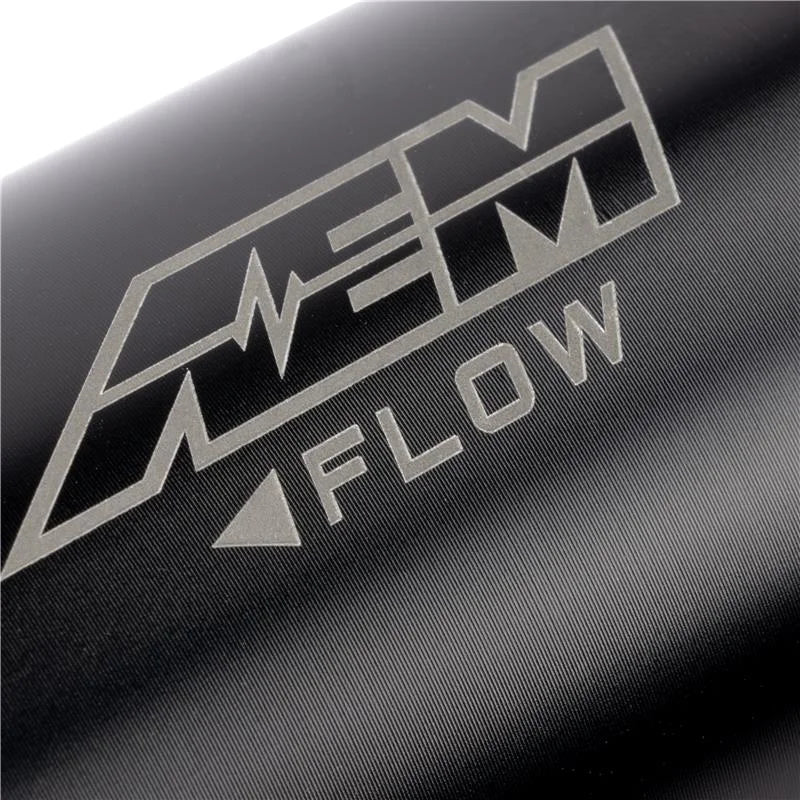 AEM 10 Micron Fuel Filter - Side View