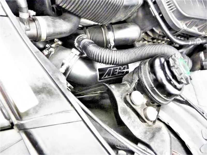 AEM 11-13 BMW 335I L6-3.0L F/I Turbo Intercooler Charge Pipe Kit - Back View