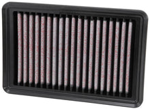 Load image into Gallery viewer, AEM 12-14 Mazda 3/6/CX-5 10.75in O/S L x 7.125in O/S W x 1.625in H DryFlow Panel Air Filter - Side View