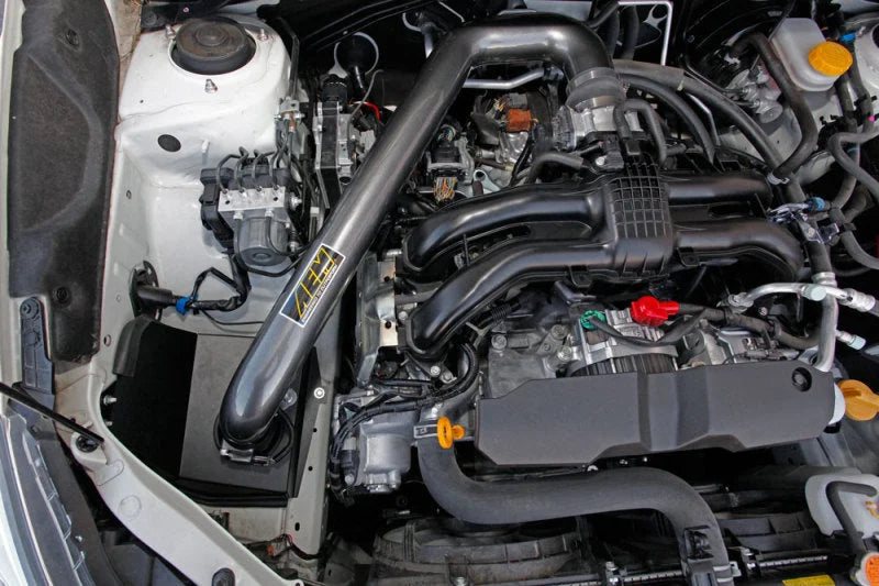 AEM 12-16 Subaru Impreza H4-2.0L Metal Gunmetal Gray Cold Air Intake - Back View