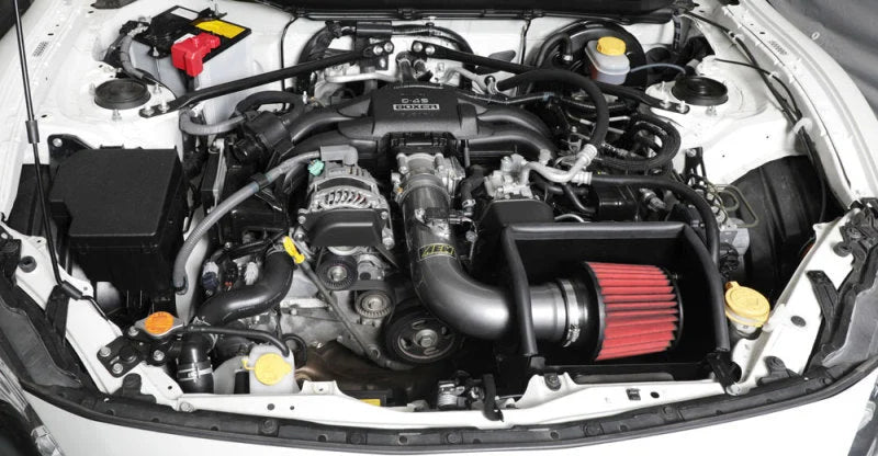 AEM 13-18 Subaru BRZ H4-2.0L F/I Polished Cold Air Intake - Back View