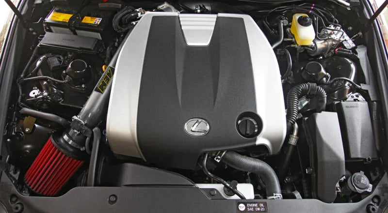 AEM 14-15 Lexus IS250/350 V6 Cold Air Intake - Side View