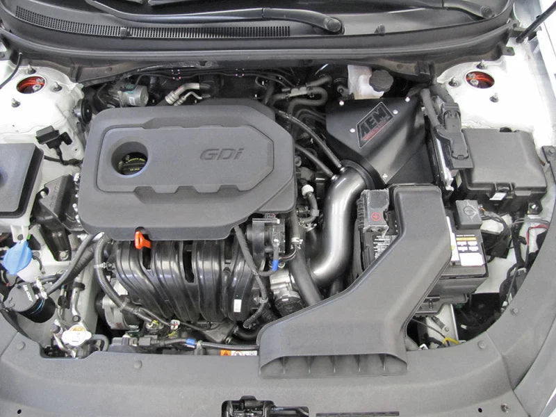 AEM 15-18 Hyundai Sonata L4-2.4L F/I Cold Air Intake - Side View