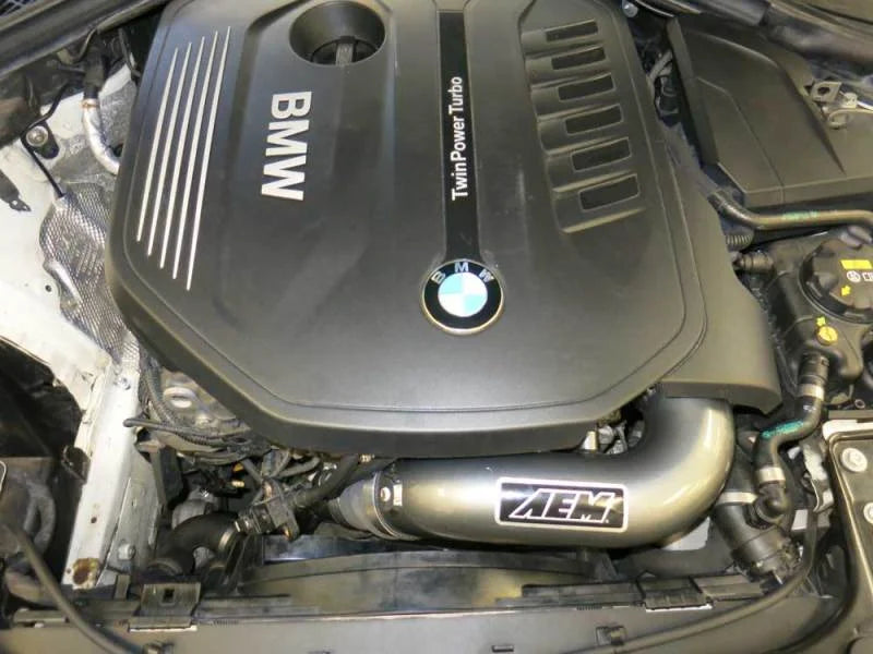 AEM 15-19 BMW M240i L6-3.0L F/I Turbo Intercooler Charge Pipe Kit - Side View