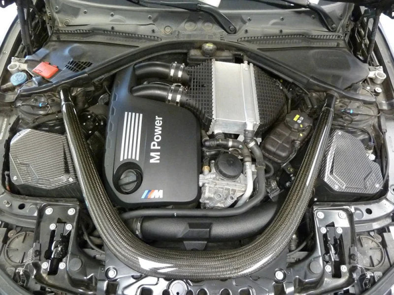 AEM 15-20 BMW M3 S55 3.0L L6 TT Cold Air Intake System - Side View