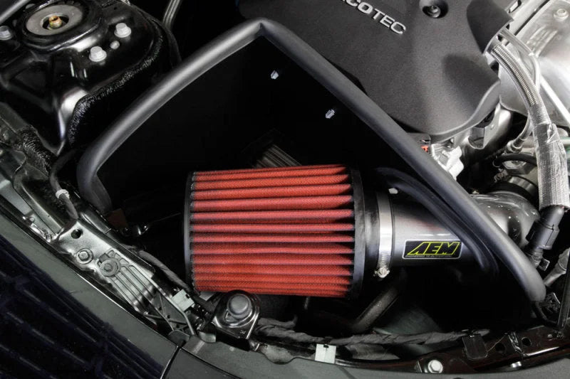 AEM 16-17 Chevrolet Malibu 2.0T Cold Air Intake - Side View