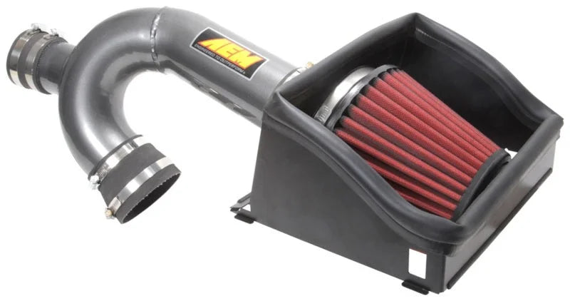 AEM 17-18 Ford F-150 3.5L V6 F/I Gunmetal Gray Cold Air Intake - Main Product View