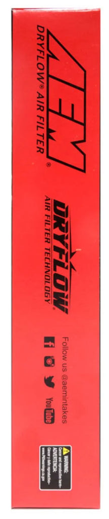AEM 17-20 Subaru BRZ 2.0L DryFlow Air Filter - Additional View 5
