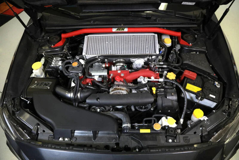 AEM 19-21 Subaru WRX STI 2.5L H4 Cold Air Intake System - Back View